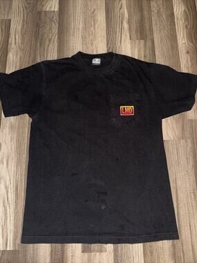 Loser Machine Company Pocket T-Shirt Black Medium 19x26
